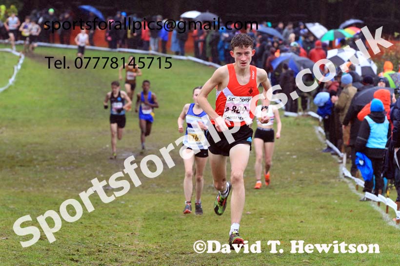 Boys Under-15s 2023 National Cross Country Relays, Berry Hill Park, Mansfield.  Photo: David T. Hewitson/Sports for All Pics